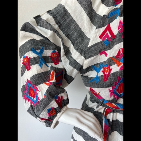 ZARA TRF Collection Embroidered Casual Dress - Picture 3 of 11